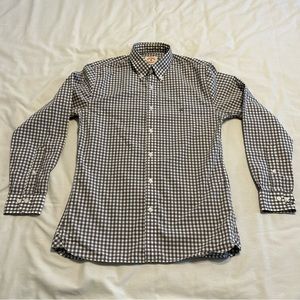 BROOKS BROTHERS Gingham Oxford Shirt Small